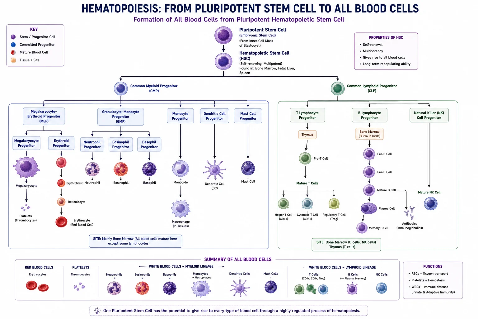 Haematopoiesis â Blood Cell Lineages